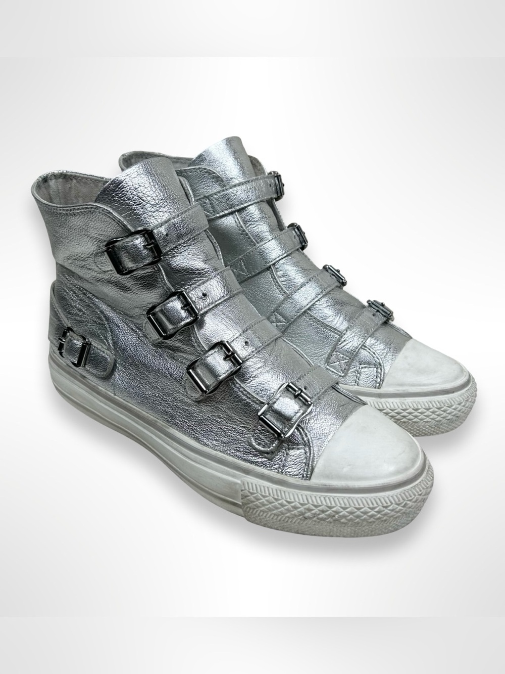 ASH Y2K virgin multi strap high top sneakers